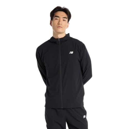 [ニューバランス] メンズ Sport ウーブンジャケット (MJ51900) BK(ブラック)